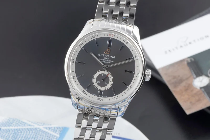 Breitling Premier steel automatic men's watch A37340351B1A1 [2600130]