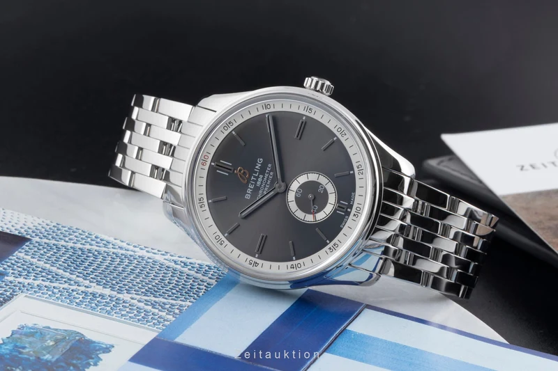 Breitling Premier steel automatic men's watch A37340351B1A1 [2600130]