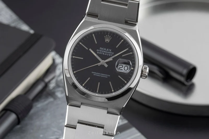 Rolex Datejust steel quartz men's watch 17000 [2600548]