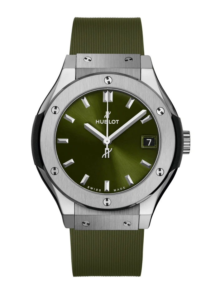Hublot Classic Fusion Quartz Titanium Green 33mm
