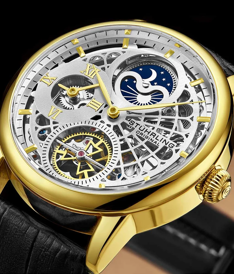 Stührling 3926 Automatic 43mm Skeleton