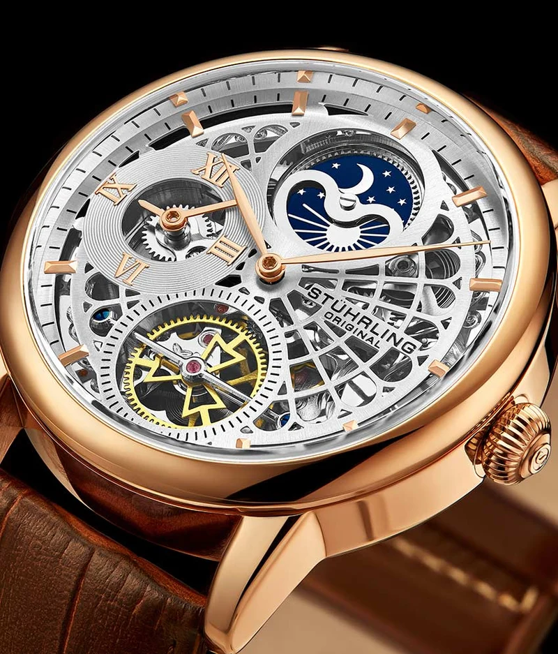 Stührling 3926 Automatic 43mm Skeleton
