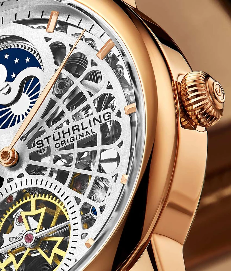 Stührling 3926 Automatic 43mm Skeleton