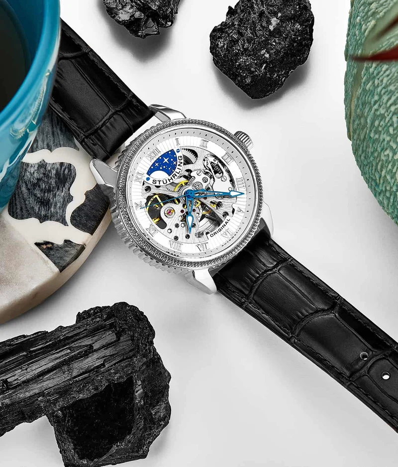 Stührling Special Reserve 3983 Automatic 40mm Skeleton