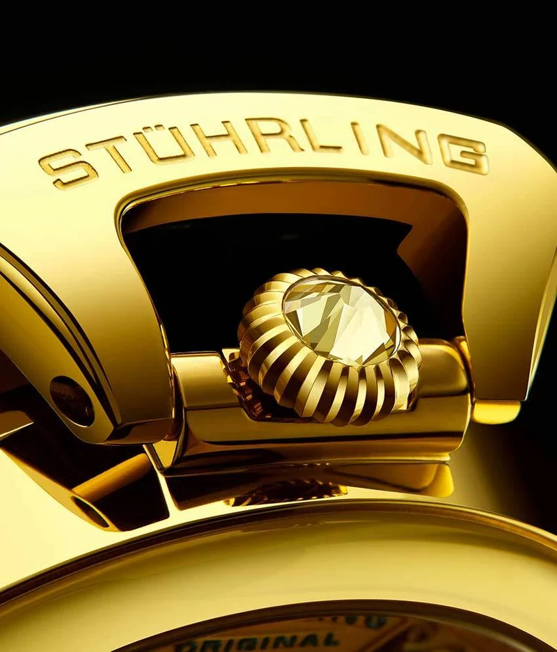 Stührling Emperor's Grand DT 127A2 Automatic 46mm Skeleton