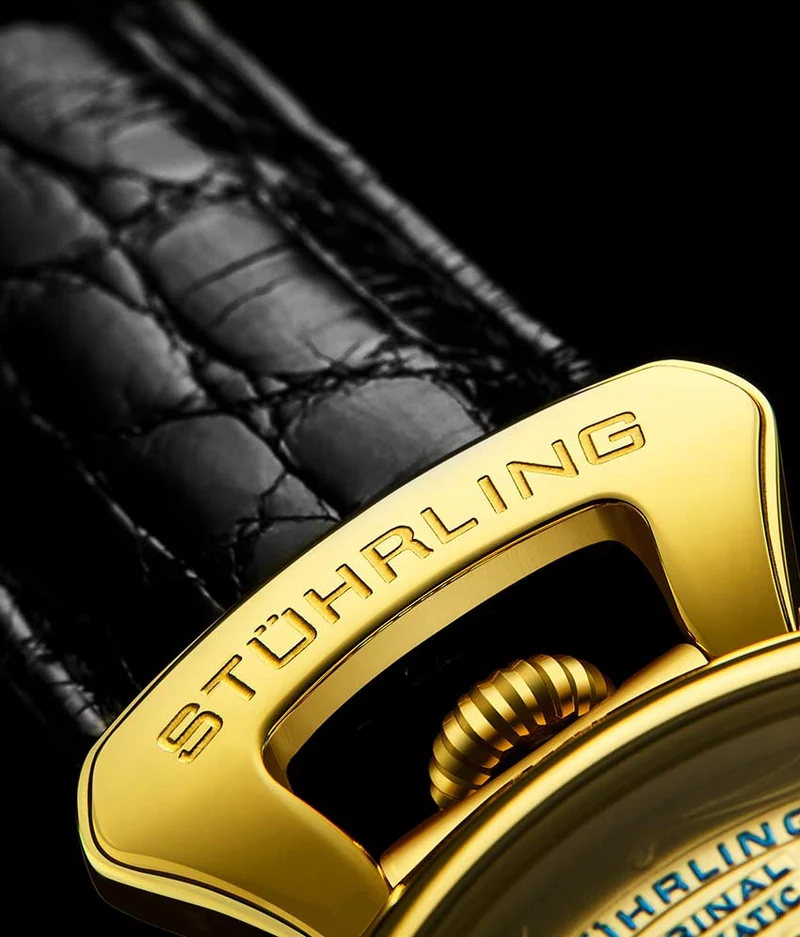 Stührling Emperor's Grand DT 127A2 Automatic 46mm Skeleton