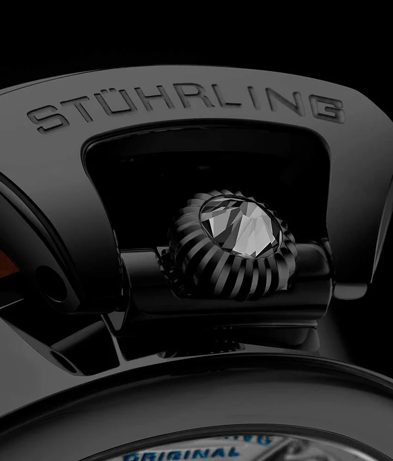 Stührling Emperor's Grand DT 127A2 Automatic 46mm Skeleton
