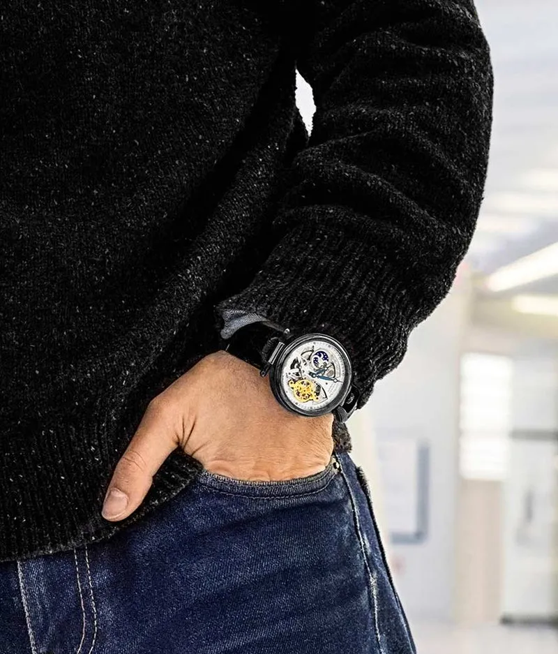 Stührling Emperor's Grand DT 127A2 Automatic 46mm Skeleton