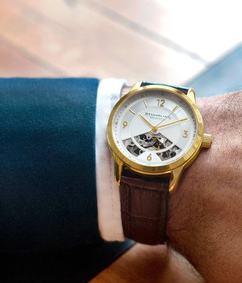 Stührling The Dynamic Hand-Wind 977 Skeleton 40mm