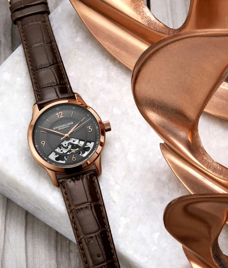 Stührling The Dynamic Hand-Wind 977 Skeleton 40mm
