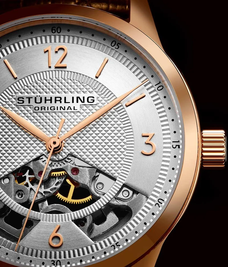 Stührling The Dynamic Hand-Wind 977 Skeleton 40mm