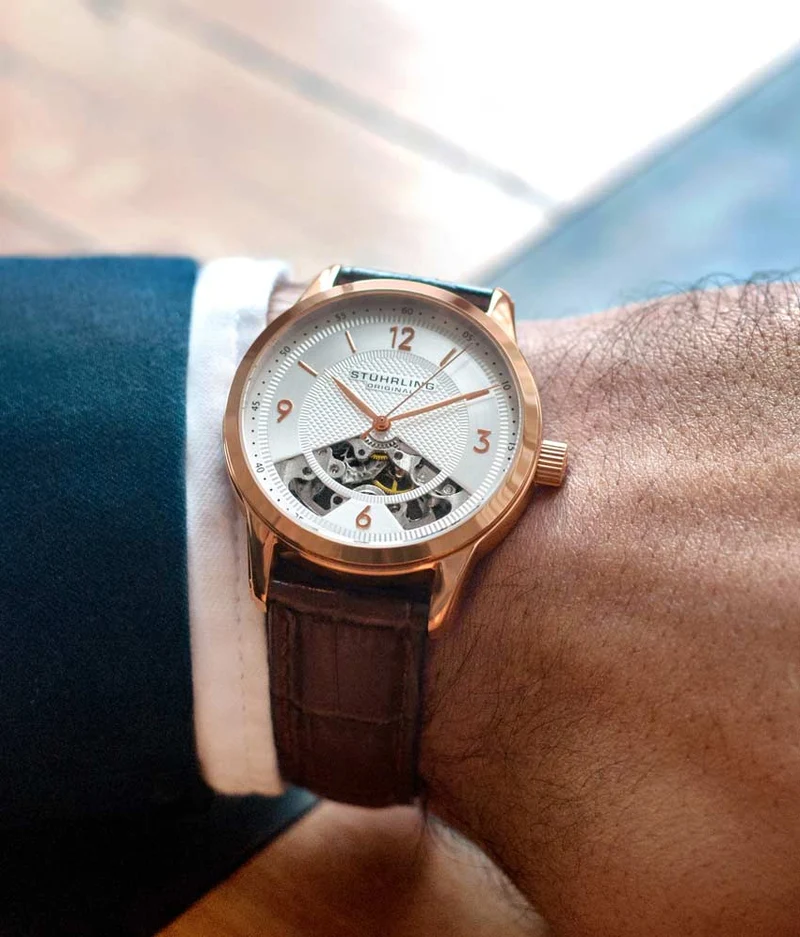 Stührling The Dynamic Hand-Wind 977 Skeleton 40mm