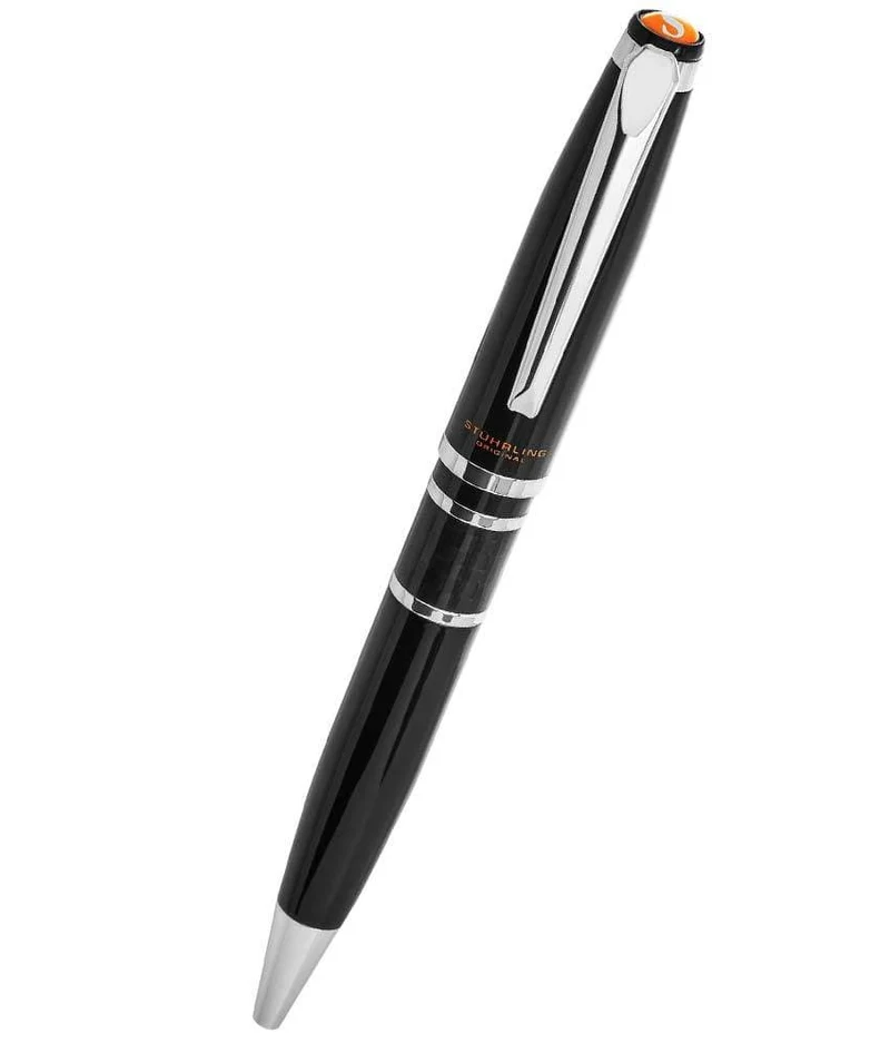 Stührling Cicero Black Carbon Ballpoint Pen