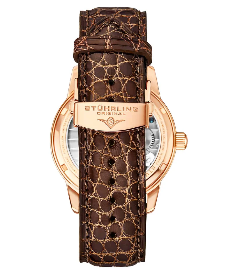 Stührling Barringer 972 Hand-wind 40mm Tourbillon