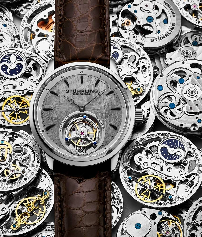 Stührling Galactic Labyrinth 42mm Tourbillon