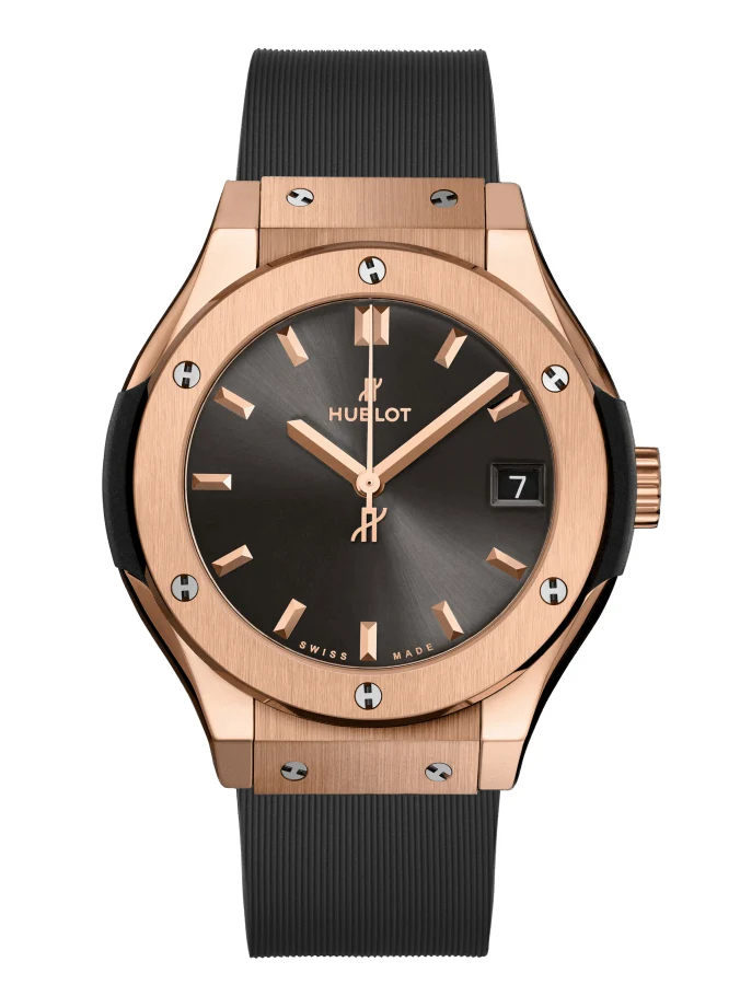 Hublot Classic Fusion Quartz Racing Grey King Gold 33mm