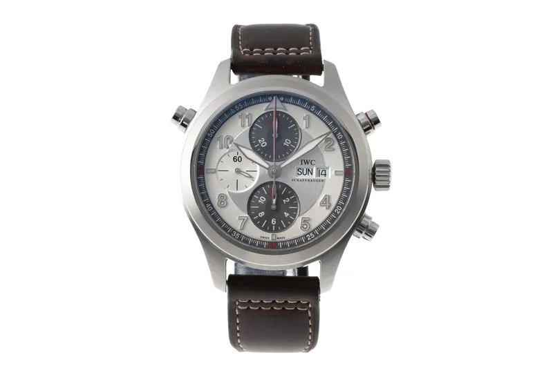 IWC Fliegerchronograph chronograph steel automatic men's watch IW371802 [2506636]