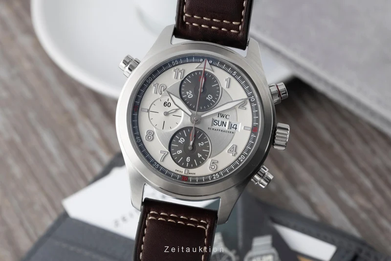 IWC Fliegerchronograph chronograph steel automatic men's watch IW371802 [2506636]