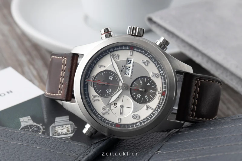 IWC Fliegerchronograph chronograph steel automatic men's watch IW371802 [2506636]