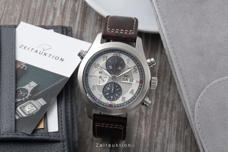 IWC Fliegerchronograph chronograph steel automatic men's watch IW371802 [2506636]