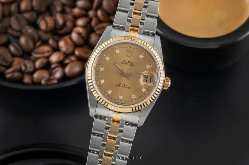 Tudor Prince Date steel / gold automatic men's watch 74033 [2600514]