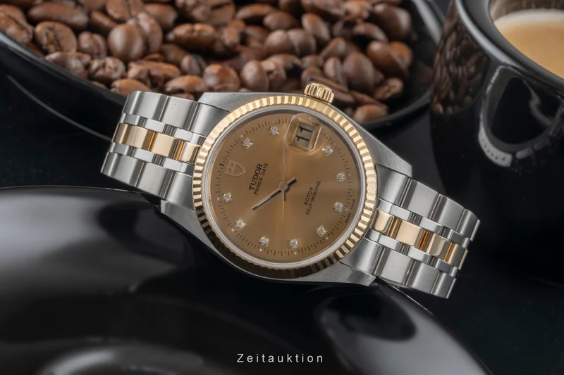 Tudor Prince Date steel / gold automatic men's watch 74033 [2600514]