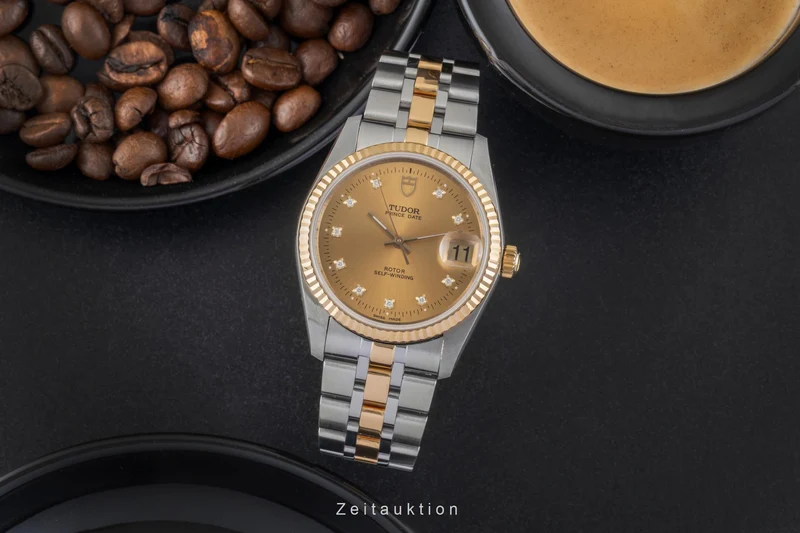 Tudor Prince Date steel / gold automatic men's watch 74033 [2600514]