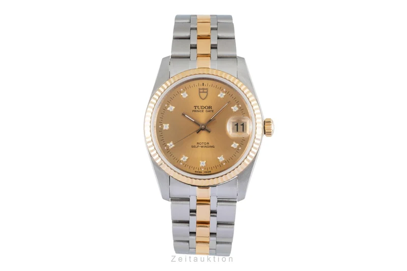 Tudor Prince Date steel / gold automatic men's watch 74033 [2600514]