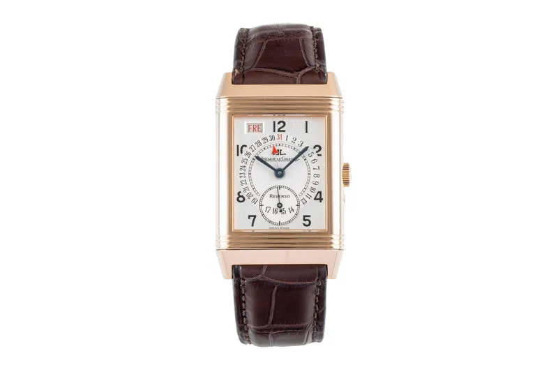 Jaeger LeCoultre Reverso 18 ct red gold manual winding men's watch 270.2.36 Q273242A [2406120]