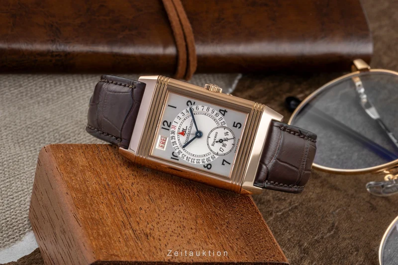 Jaeger LeCoultre Reverso 18 ct red gold manual winding men's watch 270.2.36 Q273242A [2406120]
