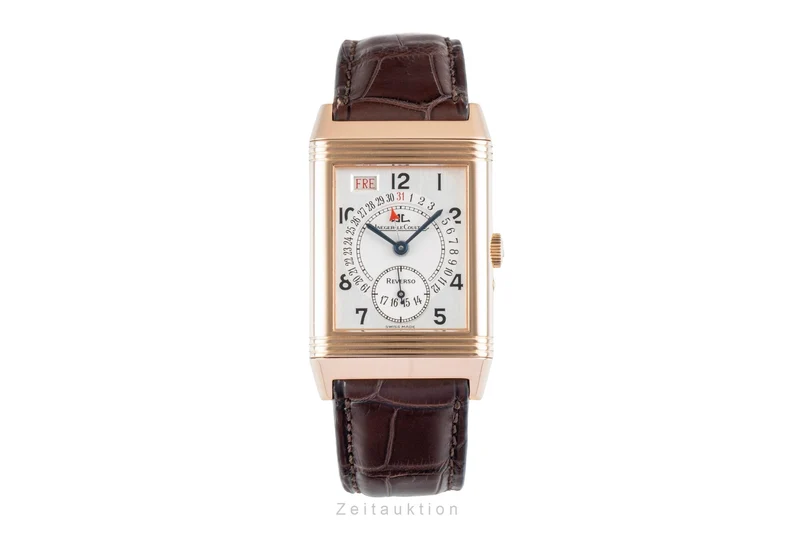 Jaeger LeCoultre Reverso 18 ct red gold manual winding men's watch 270.2.36 Q273242A [2406120]