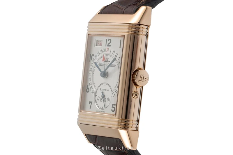 Jaeger LeCoultre Reverso 18 ct red gold manual winding men's watch 270.2.36 Q273242A [2406120]