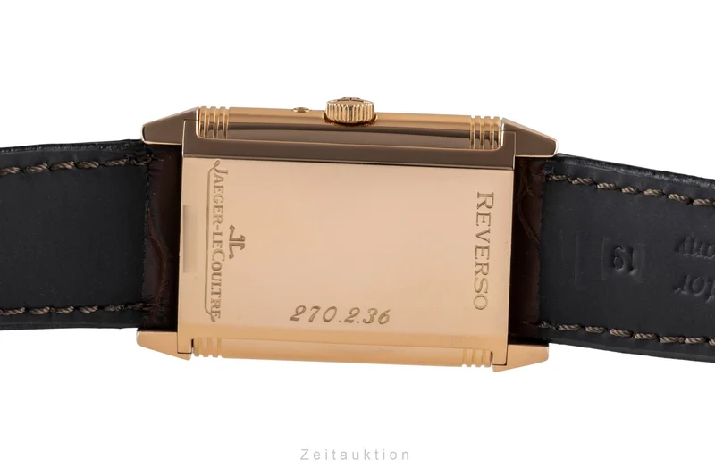 Jaeger LeCoultre Reverso 18 ct red gold manual winding men's watch 270.2.36 Q273242A [2406120]