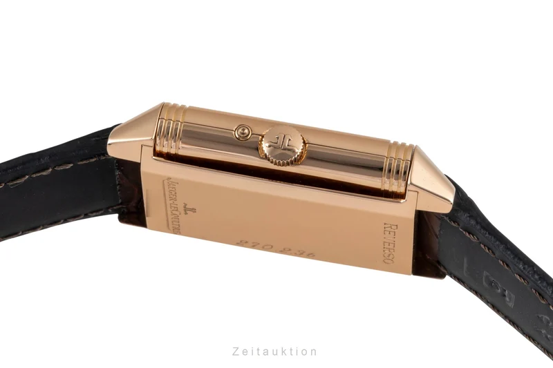 Jaeger LeCoultre Reverso 18 ct red gold manual winding men's watch 270.2.36 Q273242A [2406120]