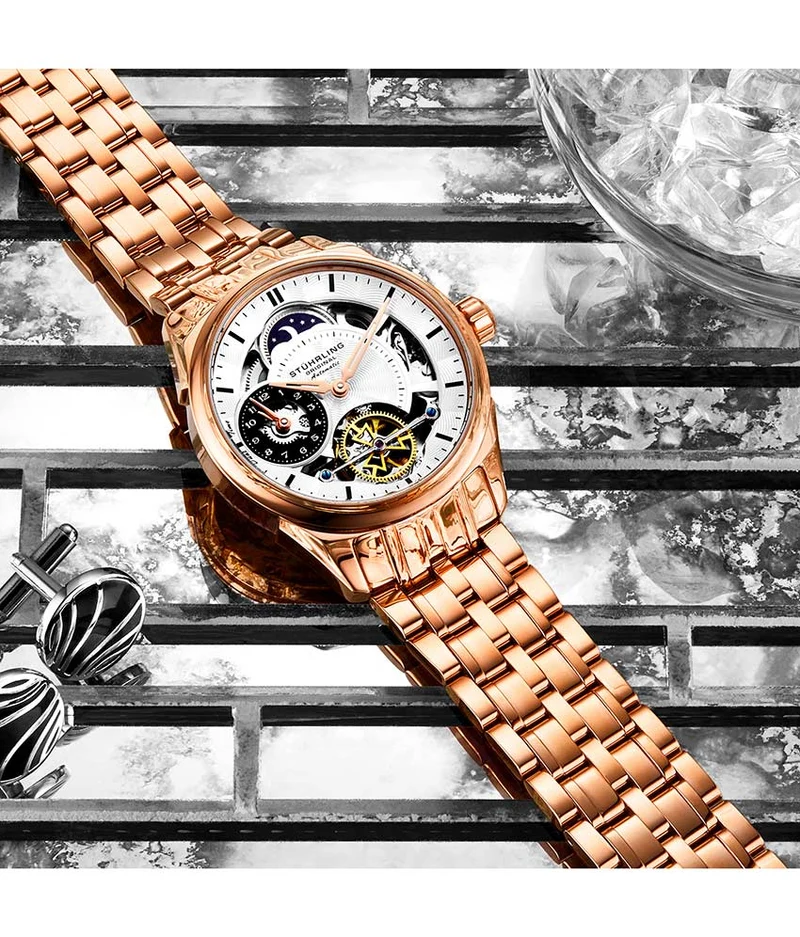 Stührling Presidia 943B Automatic 42mm Skeleton