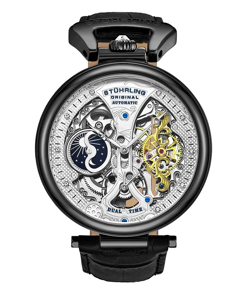 Stührling Emperor’s Grand DT 3920 Automatic 46mm Skeleton