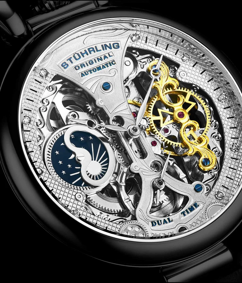 Stührling Emperor’s Grand DT 3920 Automatic 46mm Skeleton