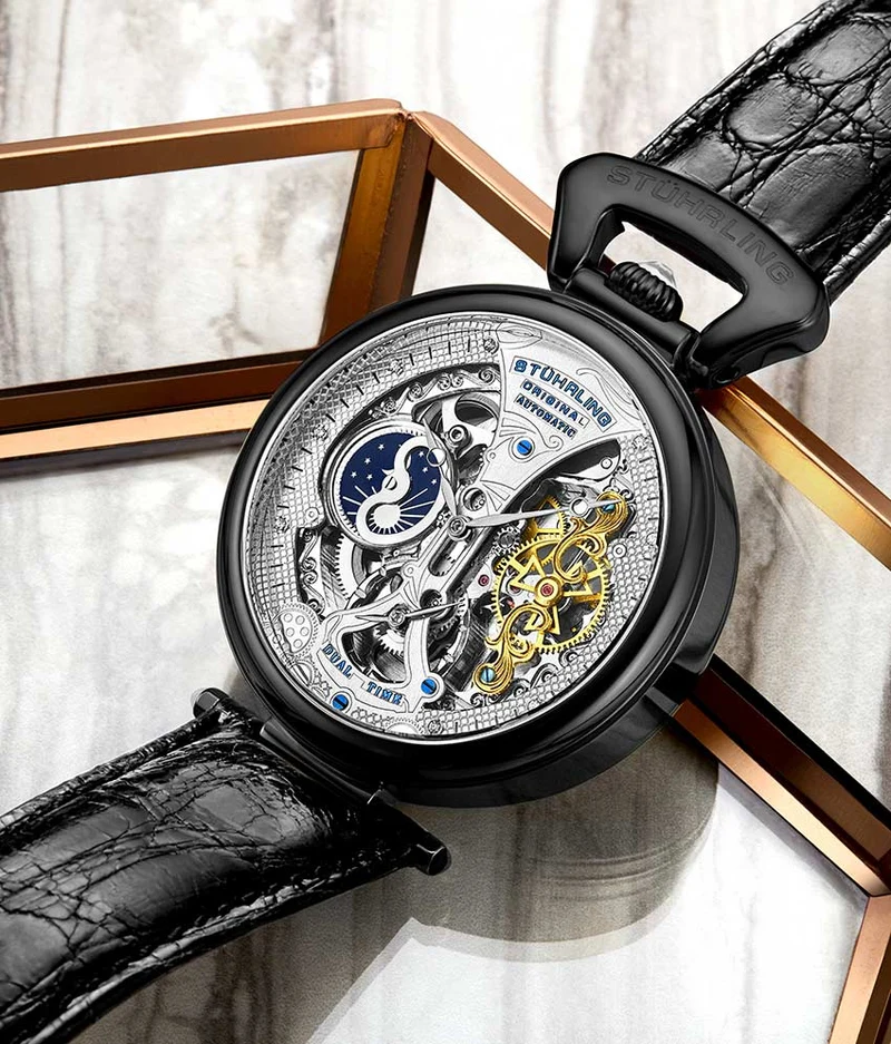 Stührling Emperor’s Grand DT 3920 Automatic 46mm Skeleton