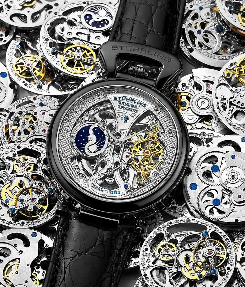 Stührling Emperor’s Grand DT 3920 Automatic 46mm Skeleton