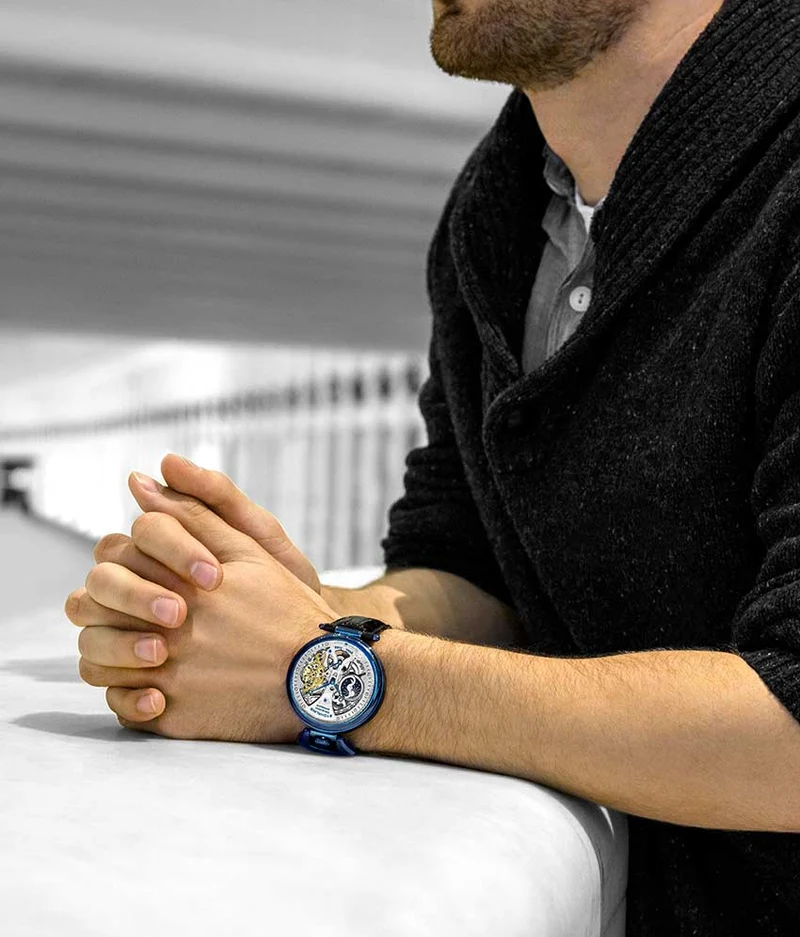 Stührling Emperor’s Grand DT 3920 Automatic 46mm Skeleton