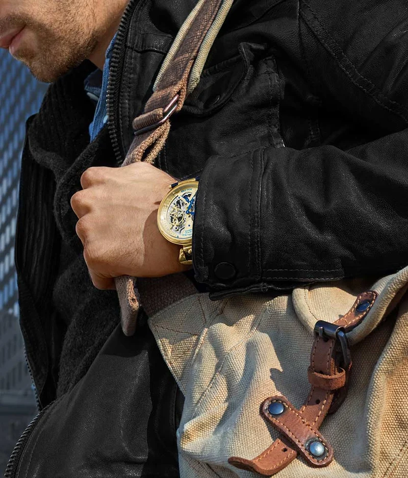 Stührling Emperor’s Grand DT 3920 Automatic 46mm Skeleton