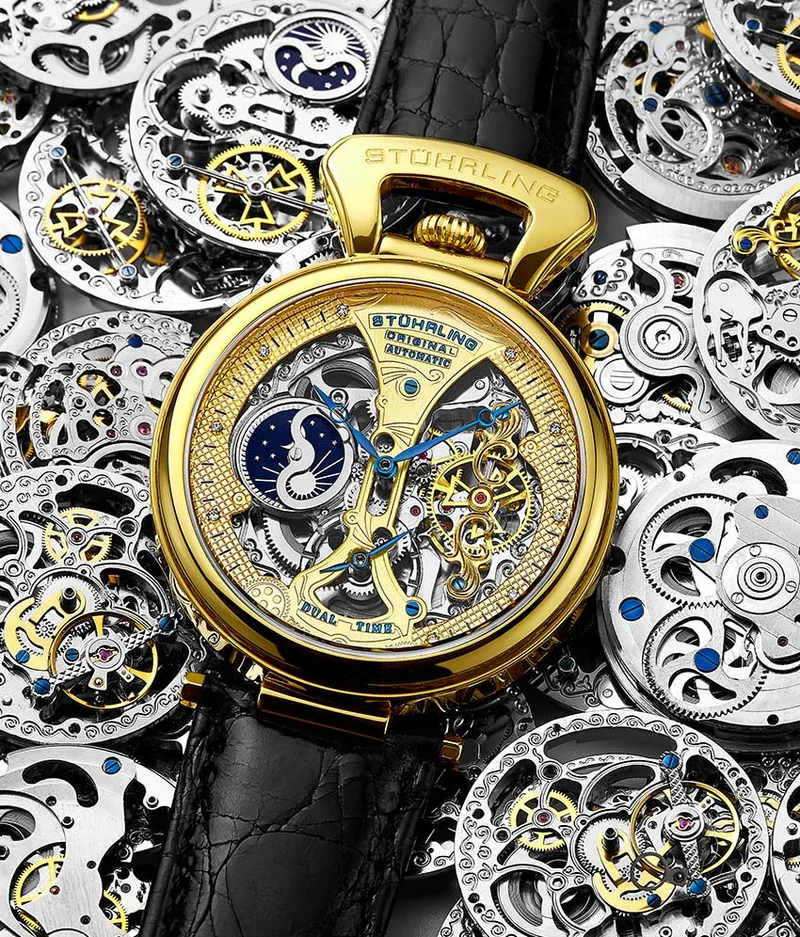 Stührling Emperor’s Grand DT 3920 Automatic 46mm Skeleton