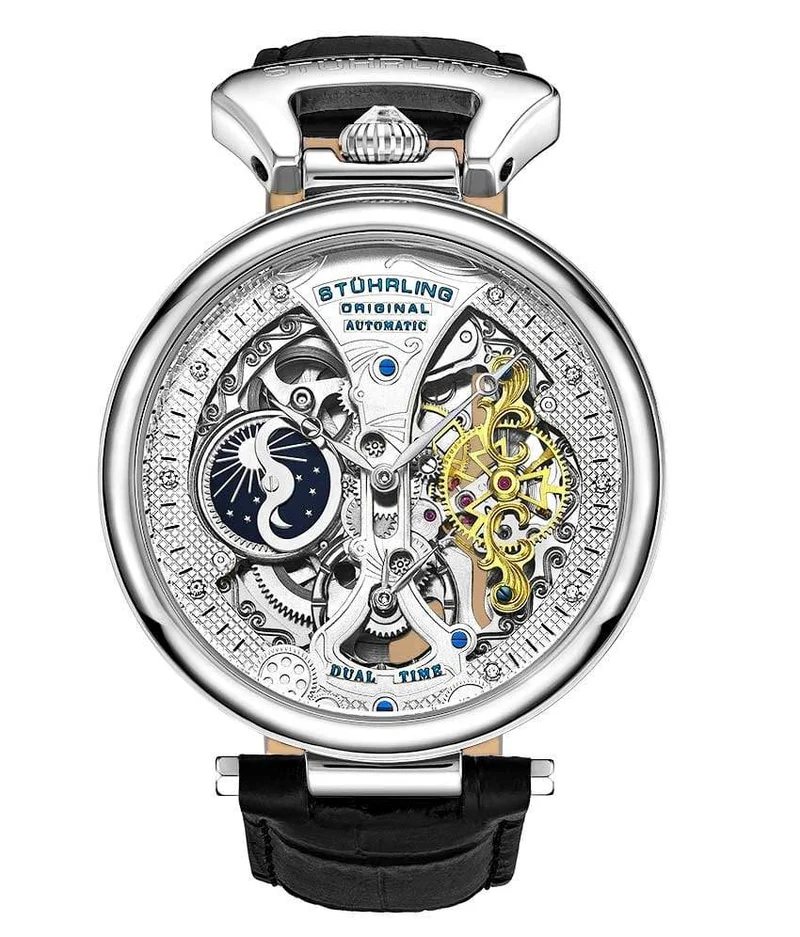 Stührling Emperor’s Grand DT 3920 Automatic 46mm Skeleton