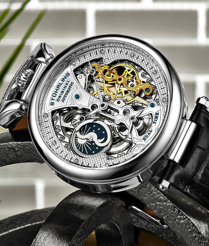 Stührling Emperor’s Grand DT 3920 Automatic 46mm Skeleton