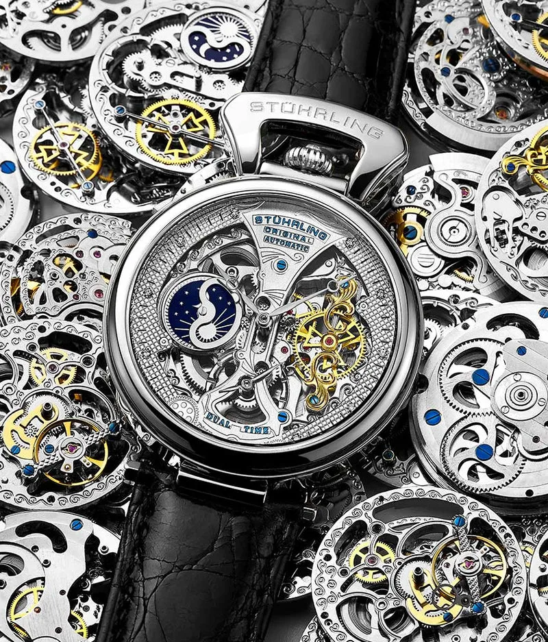 Stührling Emperor’s Grand DT 3920 Automatic 46mm Skeleton
