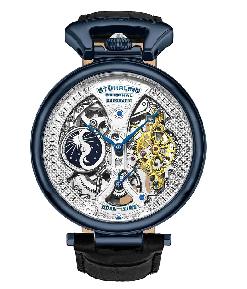 Stührling Emperor’s Grand DT 3920 Automatic 46mm Skeleton