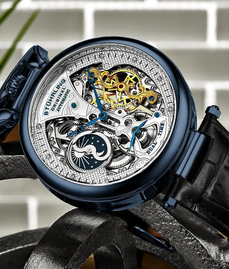 Stührling Emperor’s Grand DT 3920 Automatic 46mm Skeleton