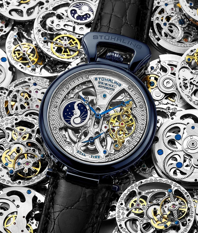 Stührling Emperor’s Grand DT 3920 Automatic 46mm Skeleton