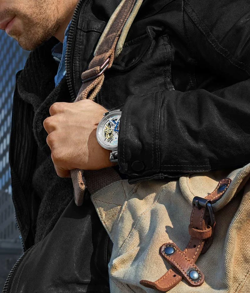 Stührling Emperor’s Grand DT 3920 Automatic 46mm Skeleton