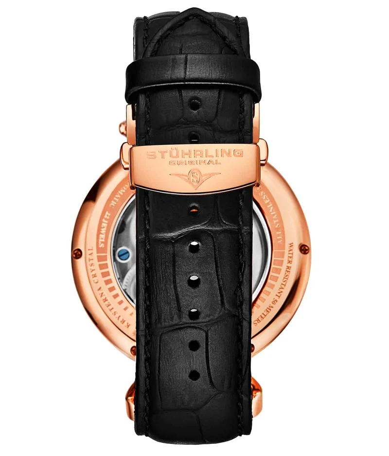 Stührling Modena Dual Time Automatic 988 46mm Skeleton